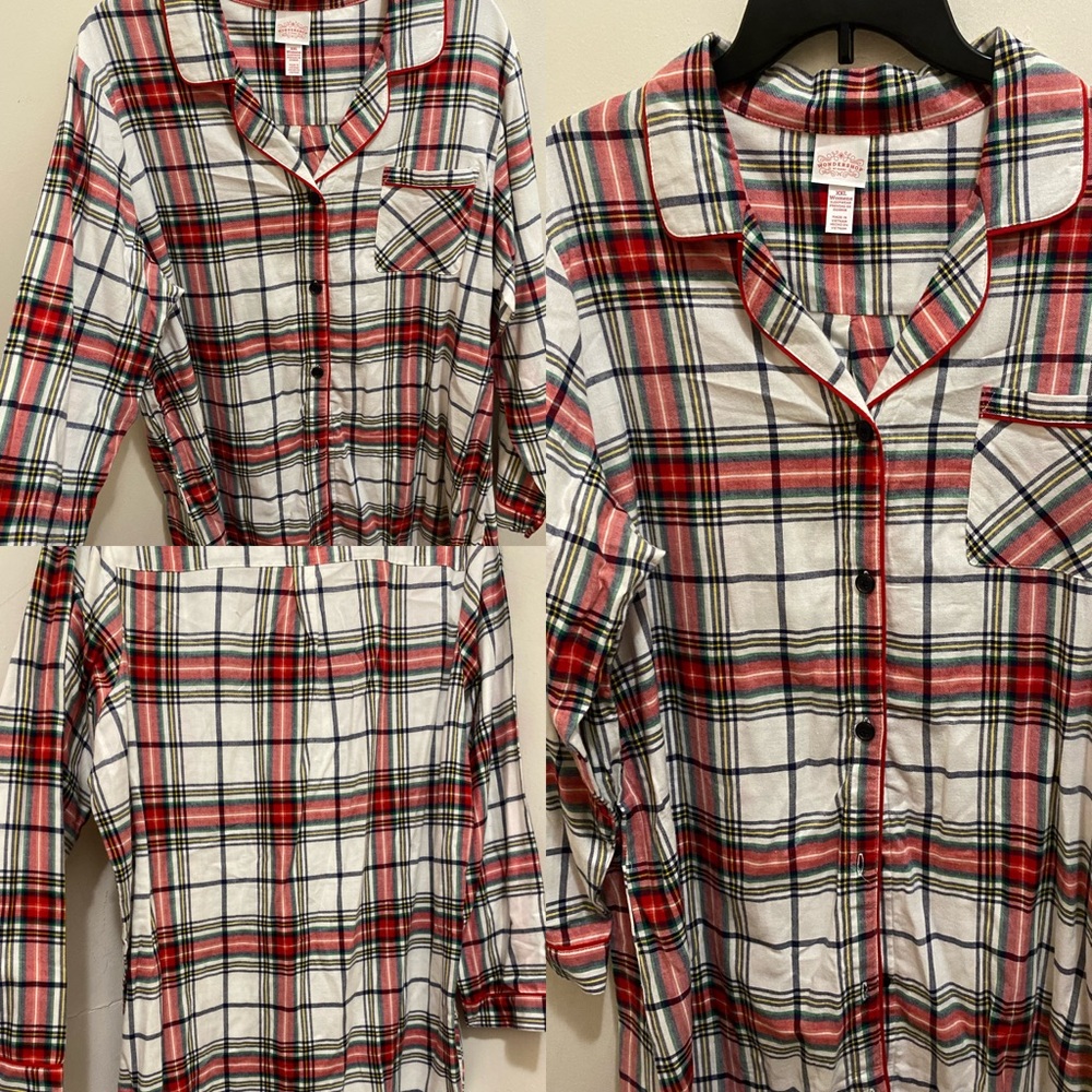 Target plaid pj dress
